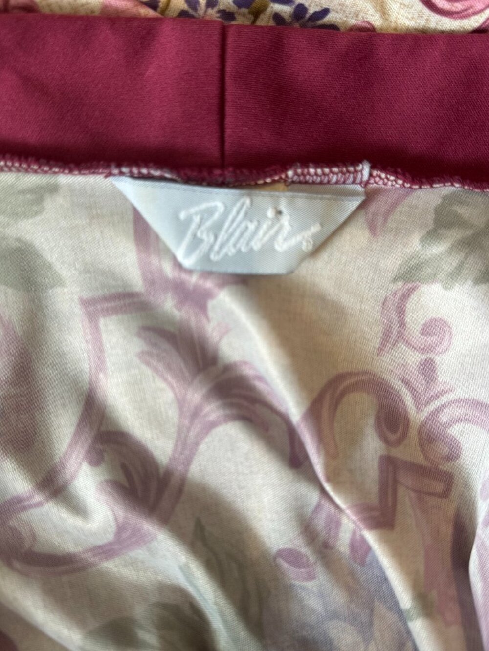 Womens Blair Vintage Floral Cardigan Kimono Robe Large Silk - Picture 2 of 7